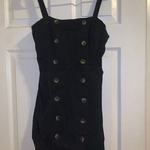 Dress with double buttons